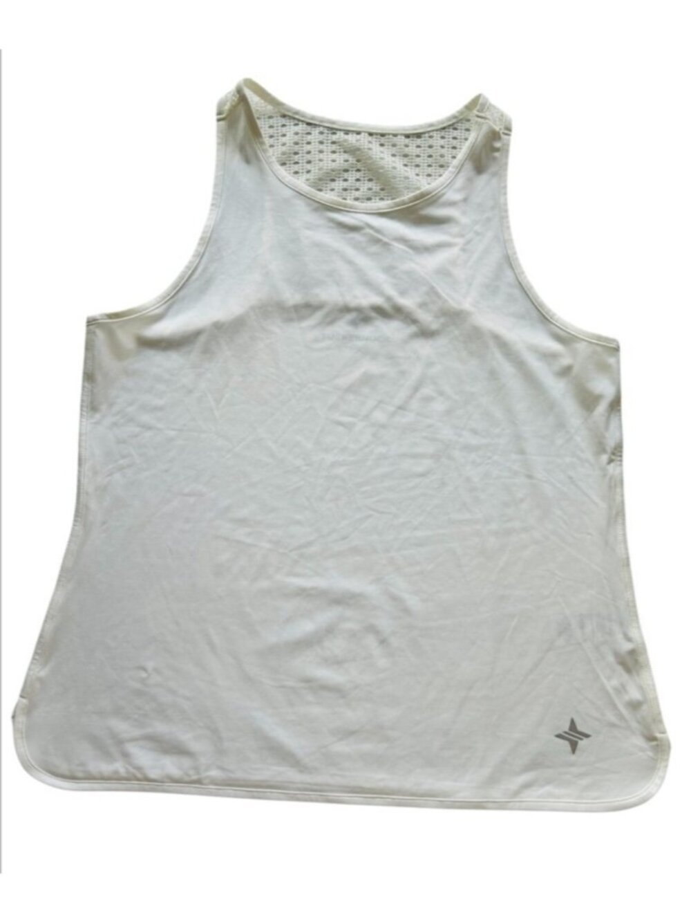 TUCKERNUCK Women's Size Medium White Tank Top